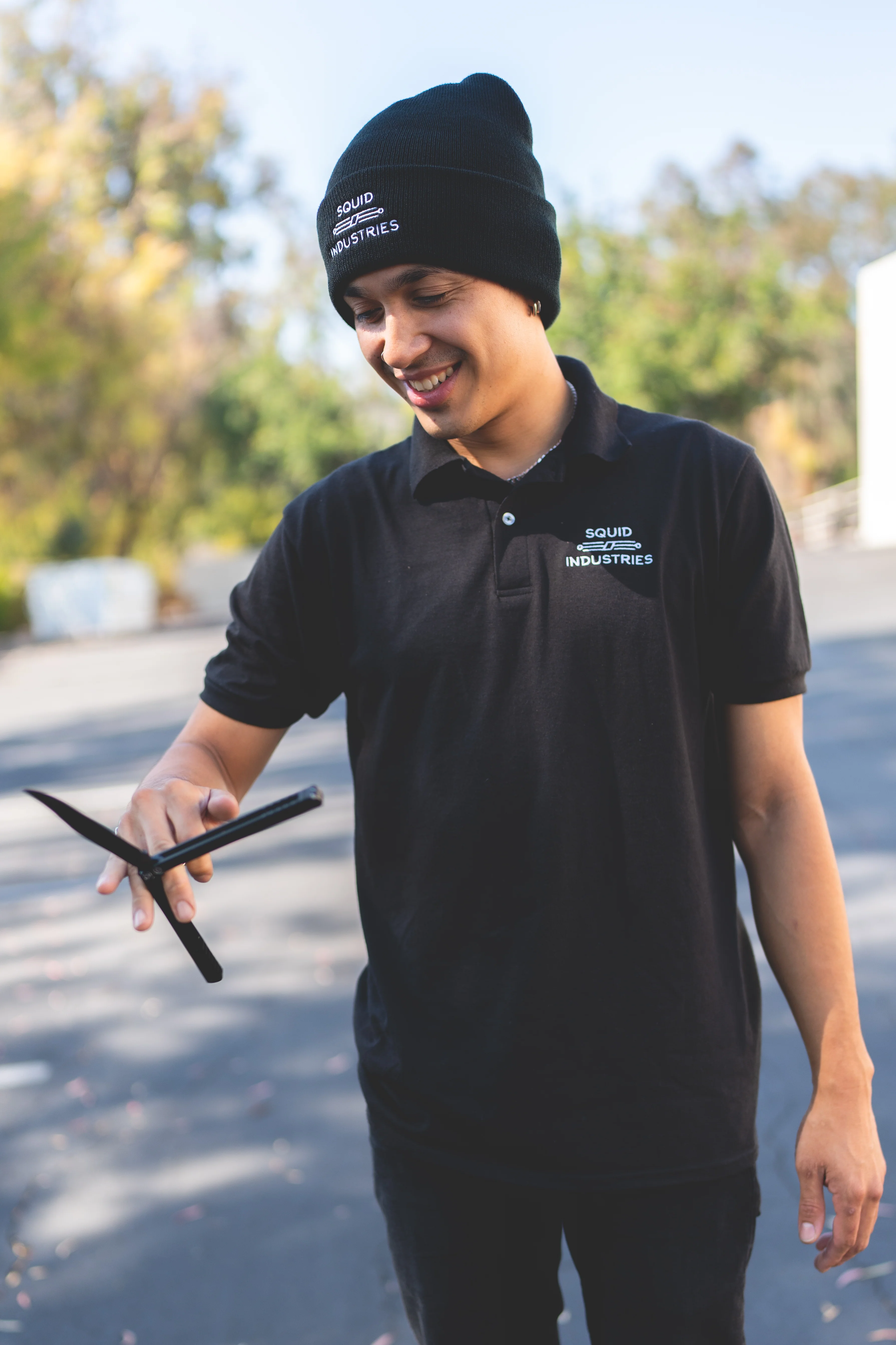 Squid Industries Embroidered Beanie - Image 3